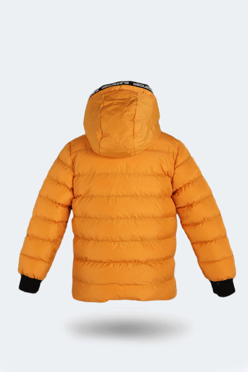 Slazenger CAPTAIN NEW IN Unisex Çocuk Kapüşonlu Şişme Sarı Mont & Kaban