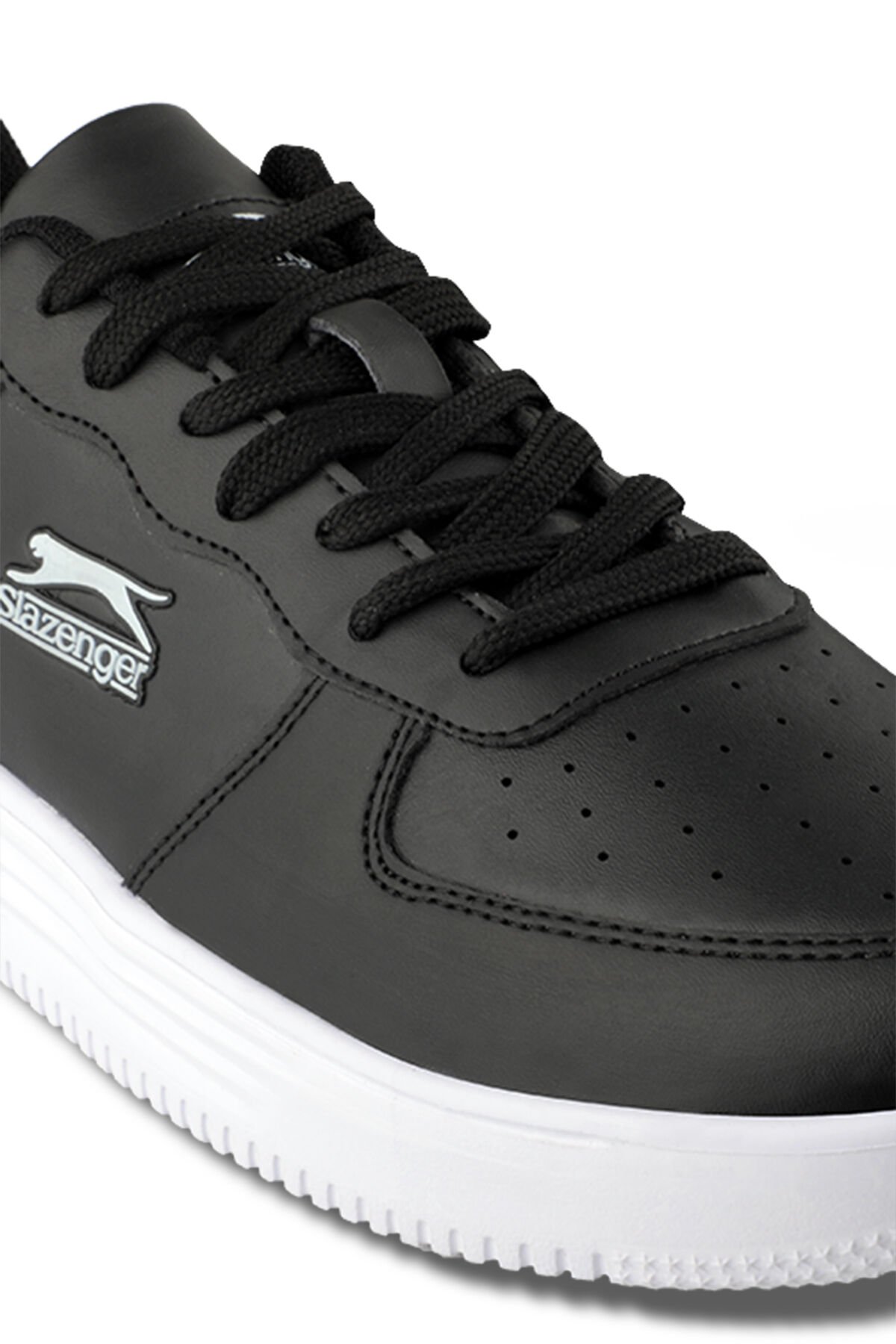 Slazenger CARBON Sneaker Erkek Ayakkabı Siyah / Beyaz - Thumbnail