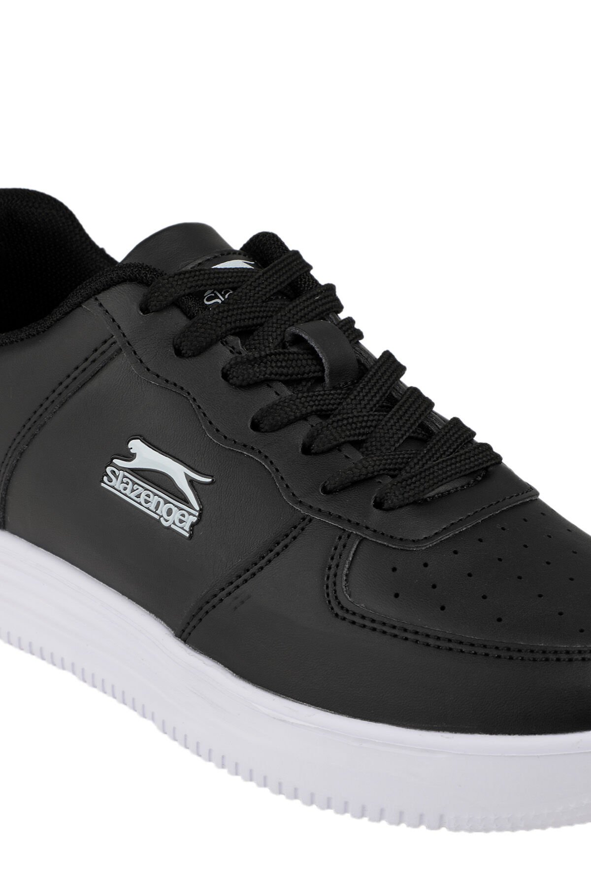 Slazenger CARBON Sneaker Kadın Ayakkabı Siyah / Beyaz - Thumbnail