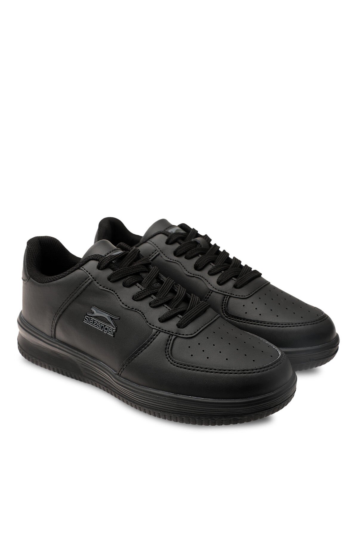 Slazenger CARBON Sneaker Kadın Ayakkabı Siyah / Siyah - Thumbnail