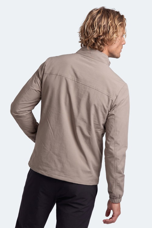Slazenger CEDO Erkek İçi Polarlı Rüzgar Ve Su itici Bej Mont & Kaban