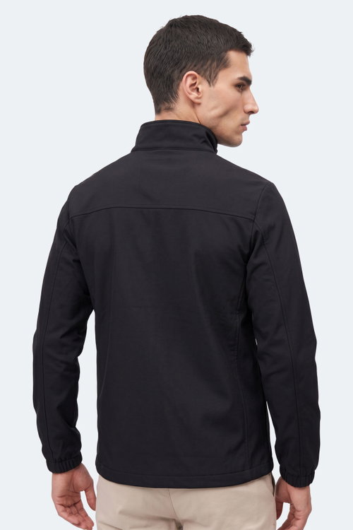 Slazenger CEDO Erkek İçi Polarlı Rüzgar Ve Su itici Siyah Mont & Kaban