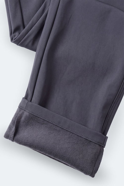 Slazenger CELYON Erkek İçi Polarlı Rüzgar ve Su Geçirmez Softshell Antrasit Pantolon