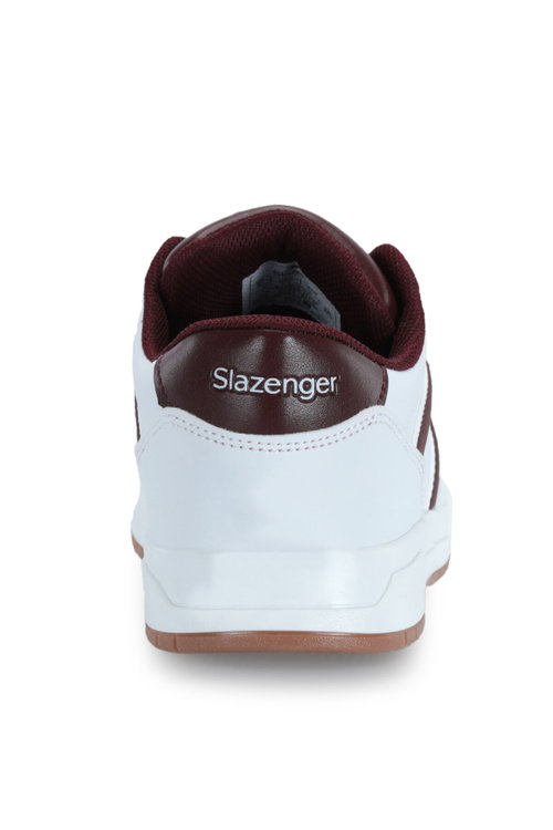Slazenger CLASH I Kadın Beyaz / Bordo Günlük Spor Ayakkabısı