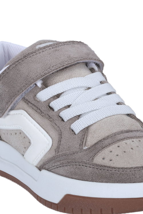 Slazenger CLASH I Unisex Çocuk Bej Süet Günlük Spor Ayakkabısı