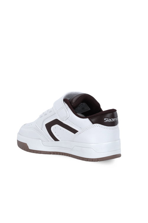 Slazenger CLASH I Unisex Çocuk Beyaz / Bordo Günlük Spor Ayakkabısı