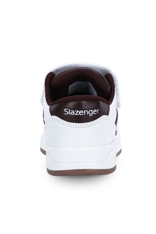Slazenger CLASH I Unisex Çocuk Beyaz / Bordo Günlük Spor Ayakkabısı