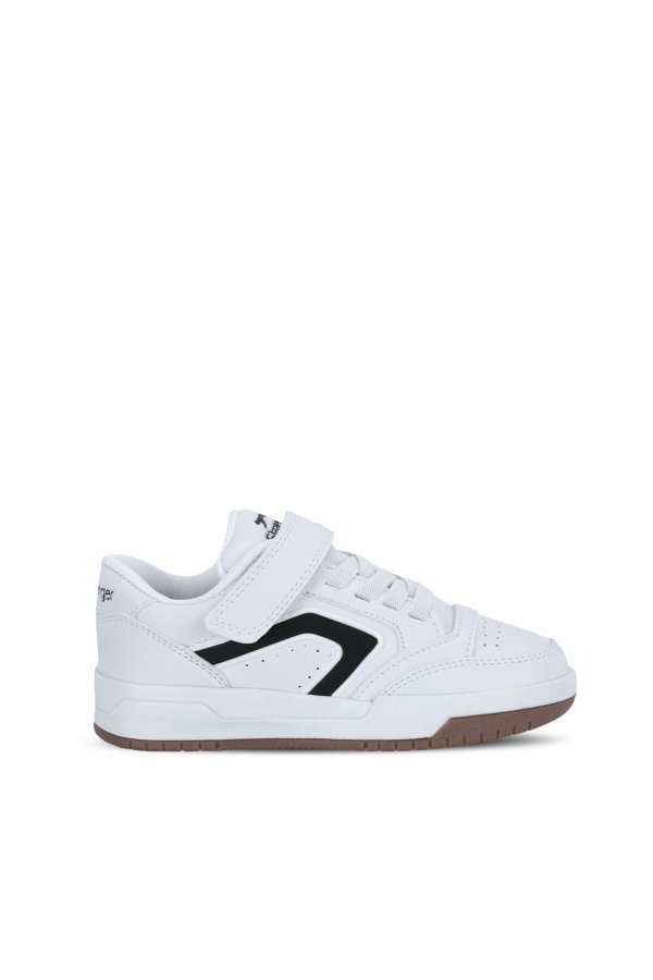 Slazenger CLASH I Unisex Çocuk Beyaz / Siyah Günlük Spor Ayakkabısı
