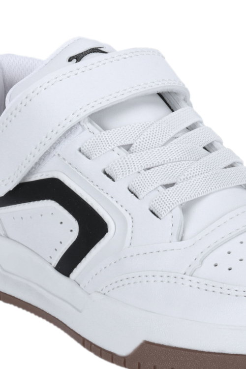 Slazenger CLASH I Unisex Çocuk Beyaz / Siyah Günlük Spor Ayakkabısı