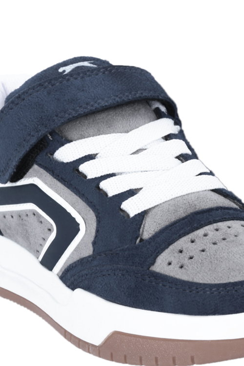 Slazenger CLASH I Unisex Çocuk Lacivert Süet Günlük Spor Ayakkabısı