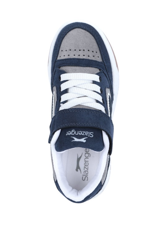 Slazenger CLASH I Unisex Çocuk Lacivert Süet Günlük Spor Ayakkabısı