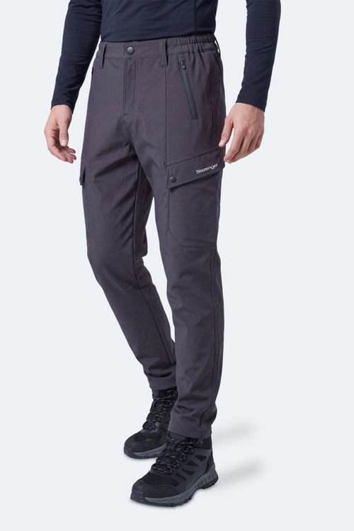 Slazenger CLIMAX I Erkek İçi Polarlı Rüzgar ve Su Geçirmez Softshell Antrasit Pantolon