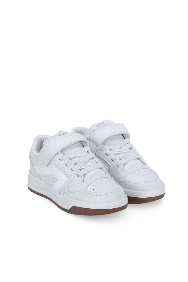 Slazenger COBRA F Unisex Çocuk Beyaz / Beyaz Günlük Spor Ayakkabısı