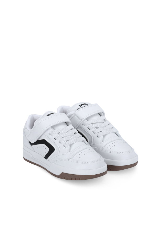 Slazenger COBRA F Unisex Çocuk Beyaz / Siyah Günlük Spor Ayakkabısı
