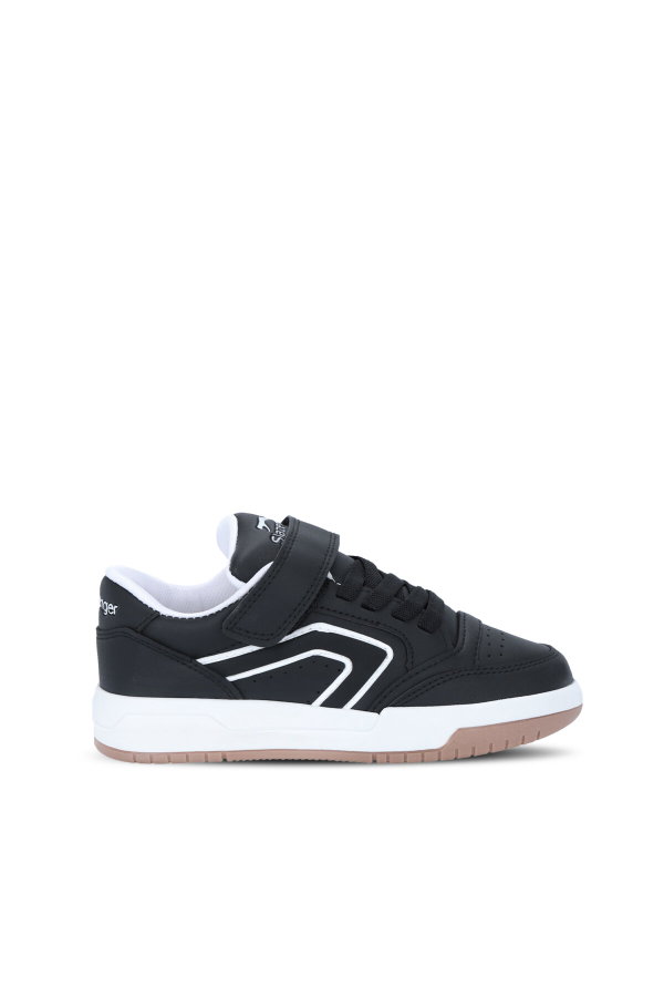 Slazenger COBRA F Unisex Çocuk Siyah / Beyaz Günlük Spor Ayakkabısı