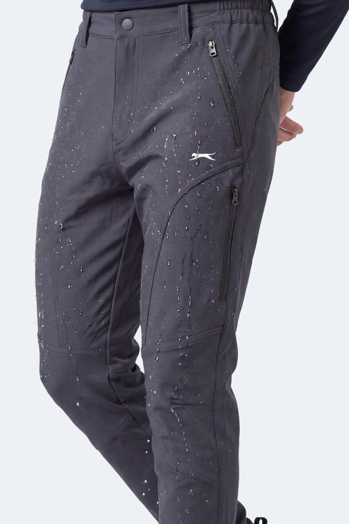 Slazenger COCOA I Erkek İçi Polarlı Rüzgar ve Su Geçirmez Softshell Antrasit Pantolon