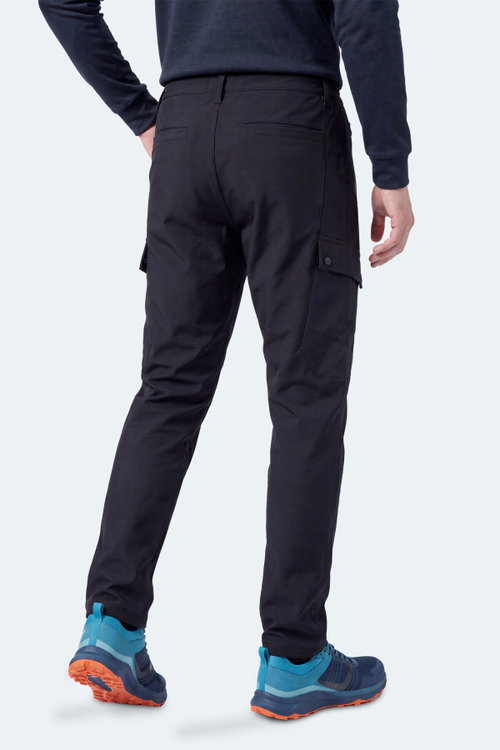 Slazenger COREVA Erkek İçi Polarlı Rüzgar ve Su Geçirmez Softshell Siyah Pantolon