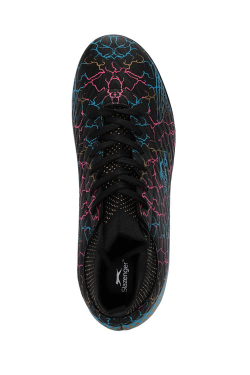 Slazenger CORNER Erkek Çocuk Halı Saha Siyah Futbol Ayakkabısı