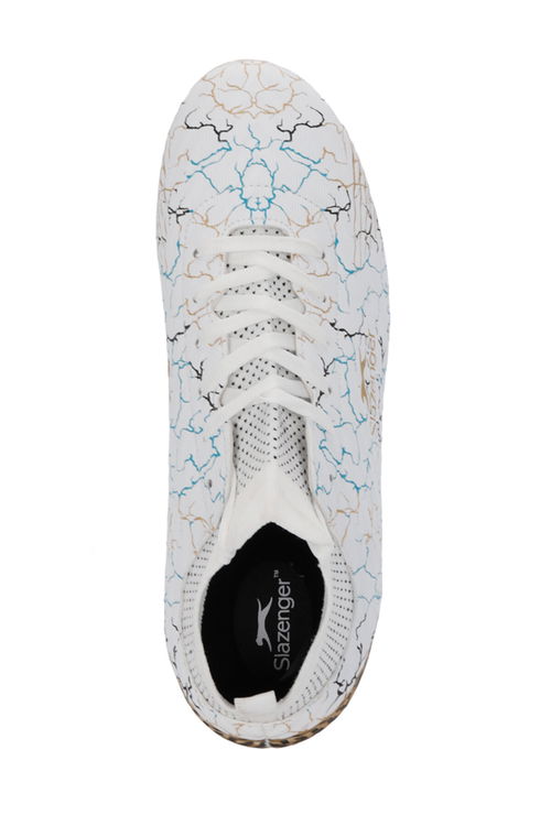 Slazenger CORNER Erkek Halı Saha Beyaz / Mavi Futbol Ayakkabısı