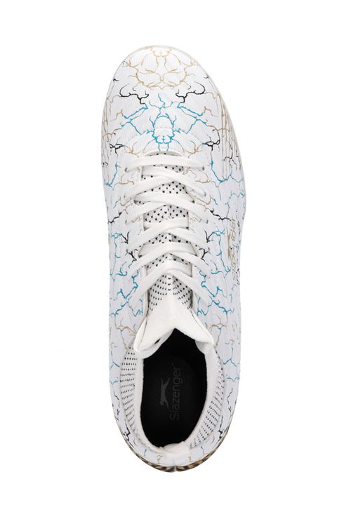Slazenger CORNER Unisex Halı Saha Beyaz / Mavi Futbol Ayakkabısı