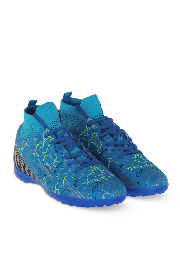 Slazenger CORNER Unisex Halı Saha Saks Mavi Futbol Ayakkabısı