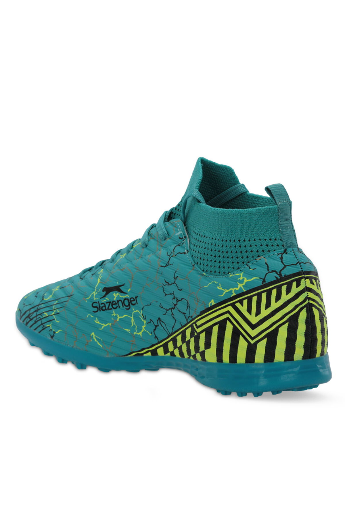 Slazenger CORNER Erkek Çocuk Halı Saha Turkuaz Futbol Ayakkabısı - Thumbnail