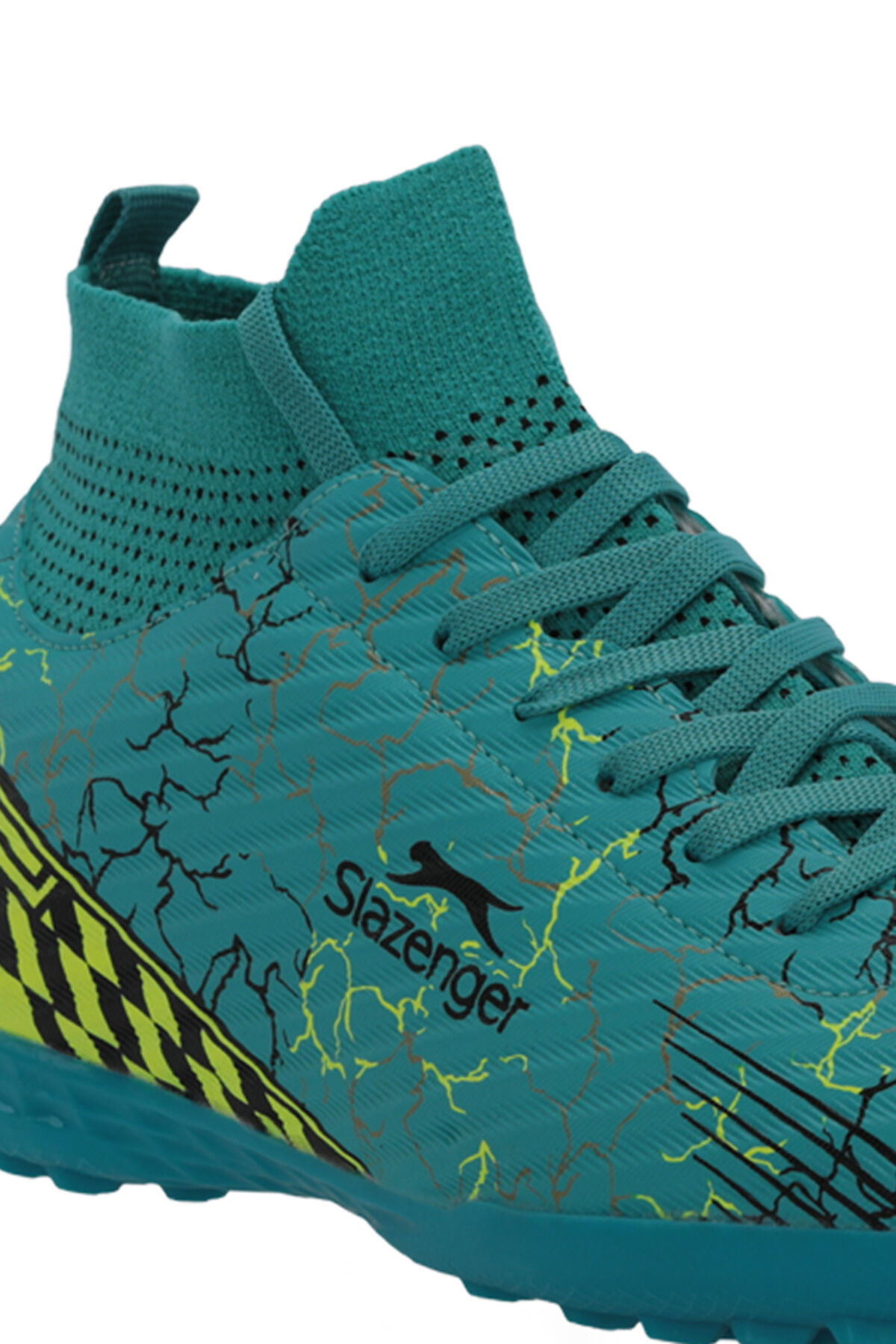 Slazenger CORNER Erkek Çocuk Halı Saha Turkuaz Futbol Ayakkabısı - Thumbnail
