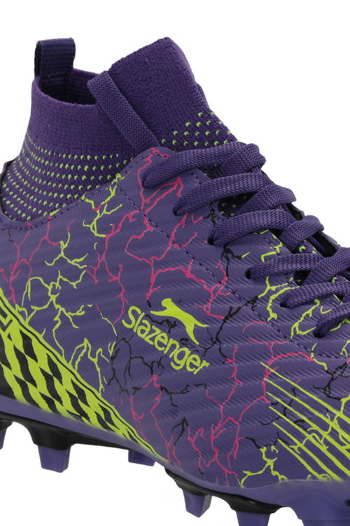 Slazenger CORNER Erkek Halı Saha Mor Futbol Ayakkabısı