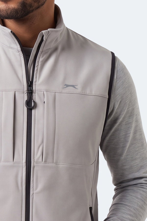 Slazenger CORVEN Erkek Softshell Bej Yelek