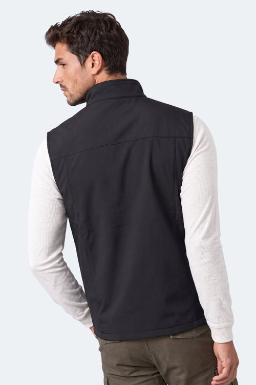 Slazenger CORVEN Erkek Softshell Siyah Yelek