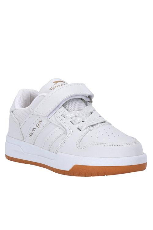 Slazenger CRAFT I Unisex Çocuk Cırtlı Beyaz Günlük Spor Ayakkabısı