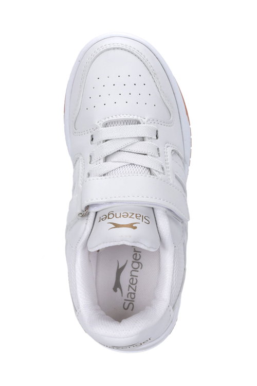 Slazenger CRAFT I Unisex Çocuk Cırtlı Beyaz Günlük Spor Ayakkabısı