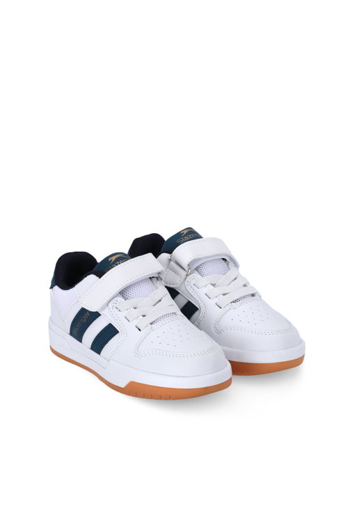 Slazenger CRAFT I Unisex Çocuk Cırtlı Beyaz / Indigo Günlük Spor Ayakkabısı