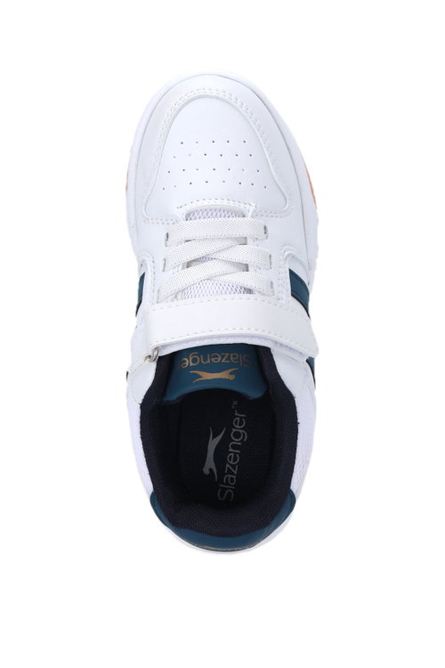 Slazenger CRAFT I Unisex Çocuk Cırtlı Beyaz / Indigo Günlük Spor Ayakkabısı