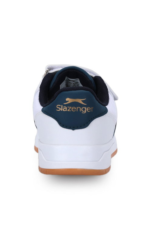 Slazenger CRAFT I Unisex Çocuk Cırtlı Beyaz / Indigo Günlük Spor Ayakkabısı