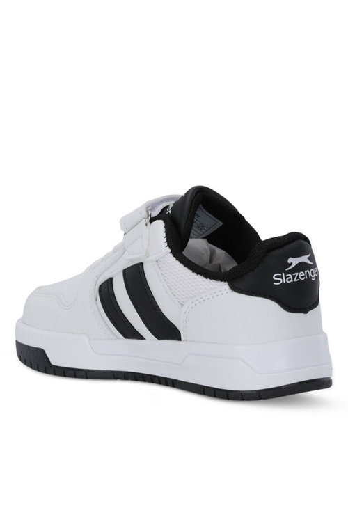 Slazenger CRAFT I Unisex Çocuk Cırtlı Beyaz / Siyah Günlük Spor Ayakkabısı