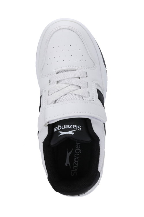 Slazenger CRAFT I Unisex Çocuk Cırtlı Beyaz / Siyah Günlük Spor Ayakkabısı