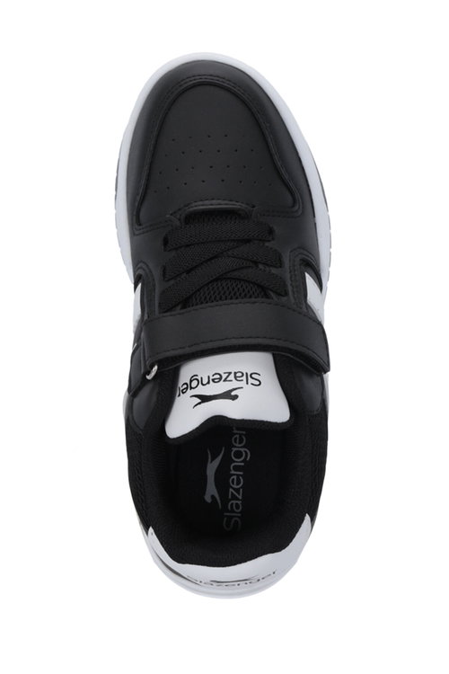 Slazenger CRAFT I Unisex Çocuk Cırtlı Siyah / Beyaz Günlük Spor Ayakkabısı