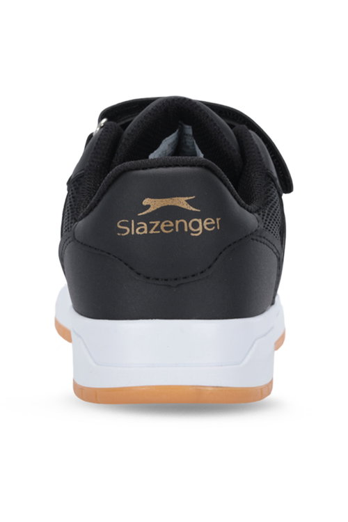 Slazenger CRAFT I Unisex Çocuk Cırtlı Siyah Günlük Spor Ayakkabısı