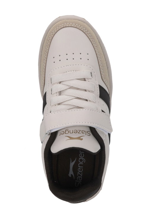 Slazenger CRASH I Unisex Çocuk Cırtlı Bej / Kahve Günlük Spor Ayakkabısı