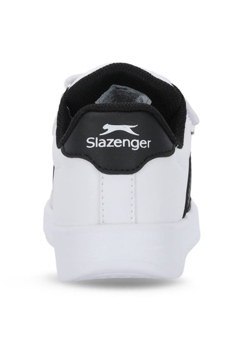 Slazenger CRASH I Unisex Çocuk Cırtlı Beyaz / Siyah Günlük Spor Ayakkabısı