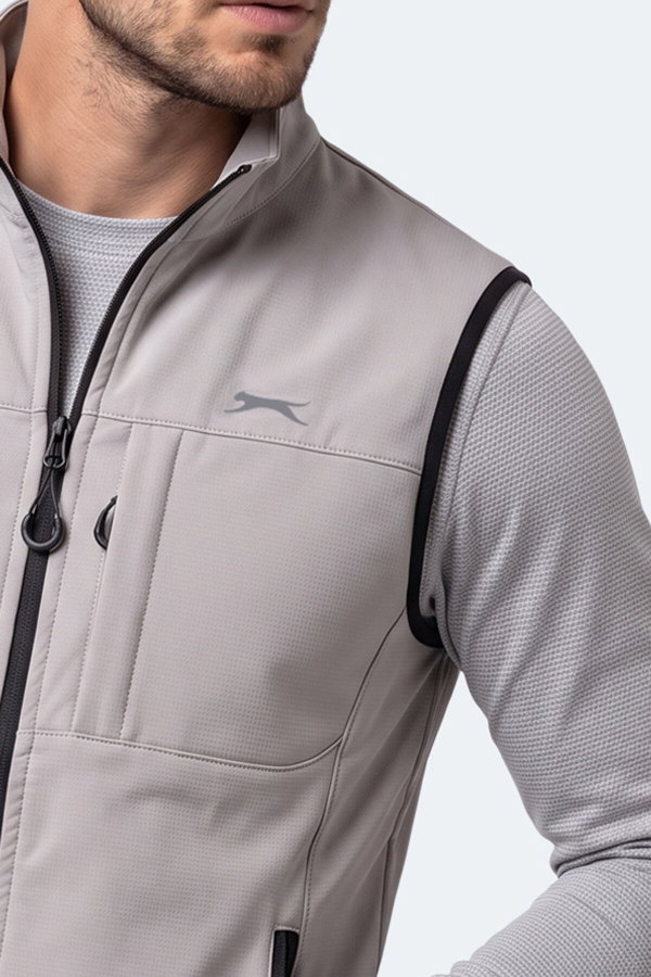 Slazenger CRUISER I Erkek Softshell Bej Yelek