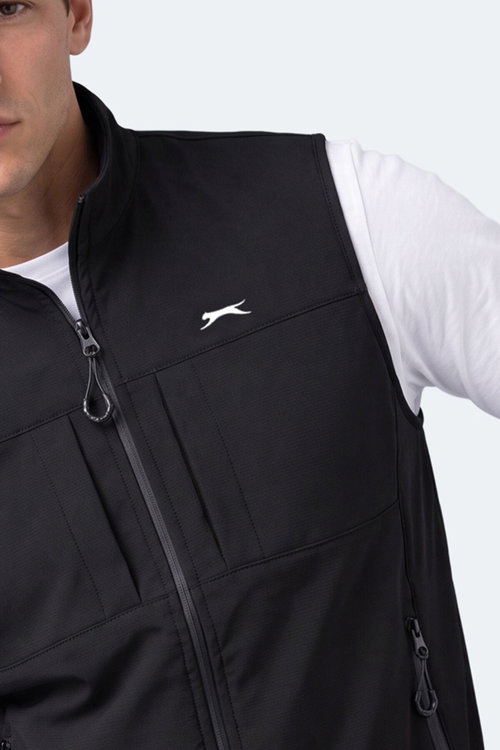 Slazenger CRUISER I Erkek Softshell Siyah Yelek