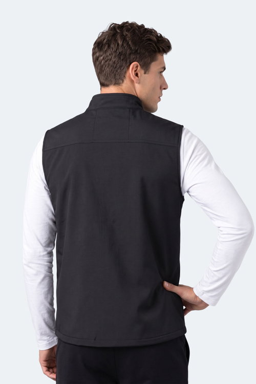 Slazenger CRUISER I Erkek Softshell Siyah Yelek