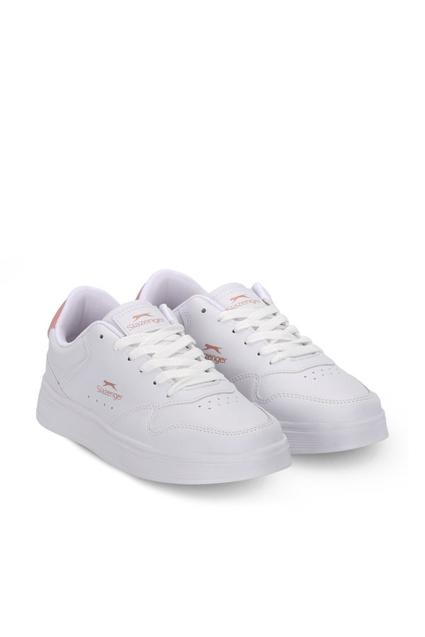 Slazenger CUPRA I Kadın Beyaz / Pembe Günlük Spor Ayakkabısı
