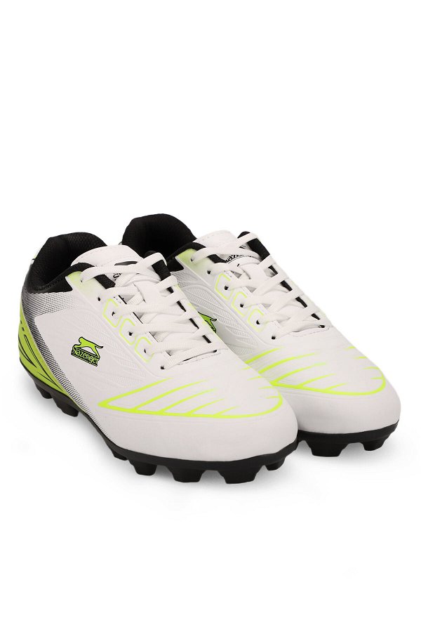 Slazenger DANGER I KR Futbol Erkek Krampon Ayakkabı Beyaz / Yeşil