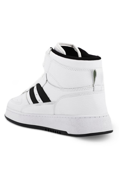 Slazenger DAPHNE HIGH Sneaker Erkek Ayakkabı Beyaz / Siyah