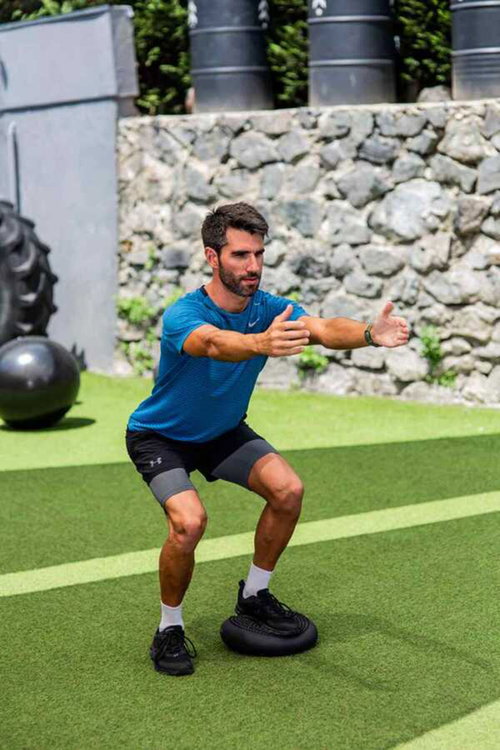 Slazenger Denge Diski (Pompa Dahildir) Unisex Siyah Pilates Aksesuarları