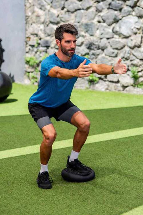 Slazenger Denge Diski (Pompa Dahildir) Unisex Siyah Pilates Aksesuarları