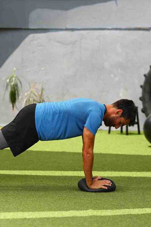 Slazenger Denge Diski (Pompa Dahildir) Unisex Siyah Pilates Aksesuarları